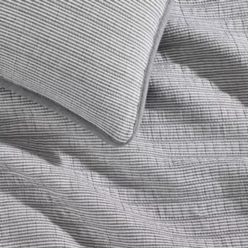 Ithaca Stripe Cotton Quilt Set