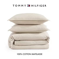 Monogram Matelasse Cotton Duvet Cover Set
