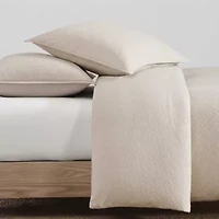 Monogram Matelasse Cotton Duvet Cover Set