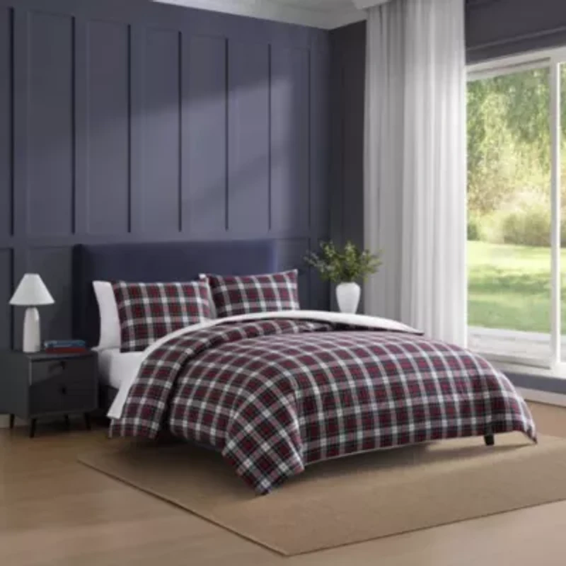 Essential Tartan Cotton Comforter Set