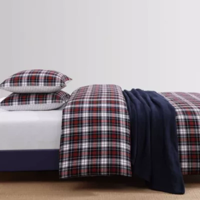 Essential Tartan Cotton Duvet Cover Set