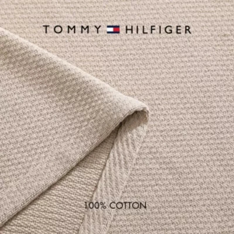 Solid Pique Cotton Blanket