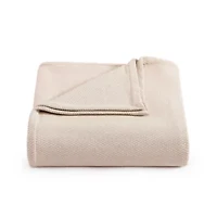 Solid Pique Cotton Blanket