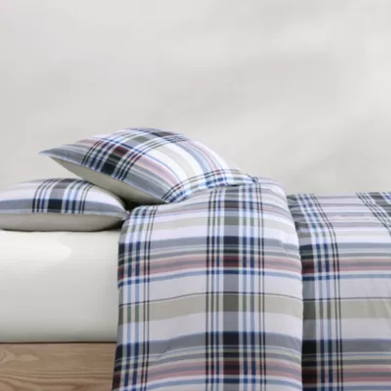 Waterbury Plaid Cotton Comforter Set