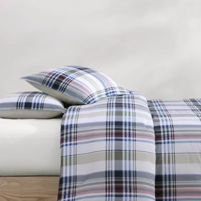 Waterbury Plaid Cotton Comforter Set