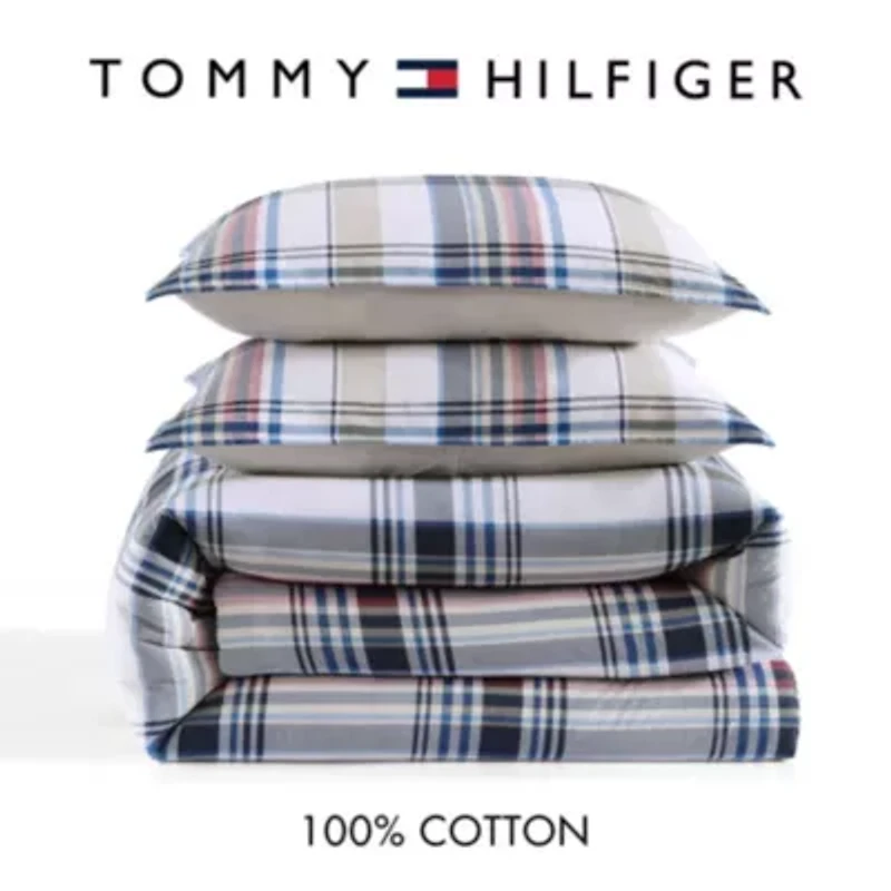 Waterbury Plaid Cotton Comforter Set