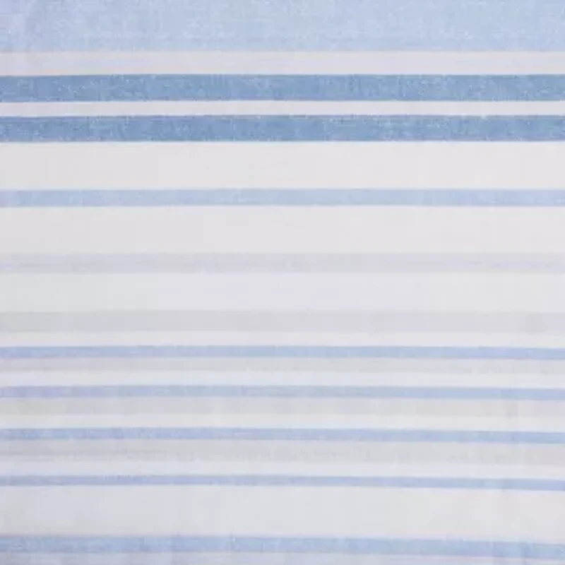 Bold Stripe Textured Cotton Quilt Set