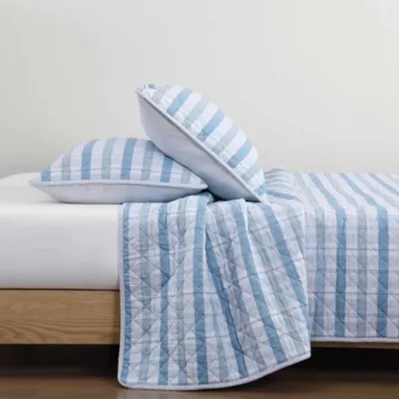 Dreamy Plaid Cotton Quilt Set