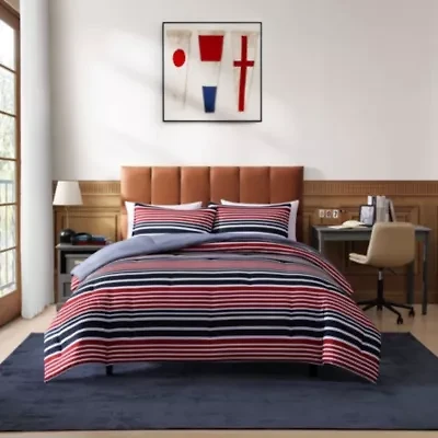 Favorite Stripe Microfiber Comforter Set
