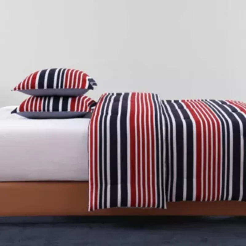 Favorite Stripe Microfiber Comforter Set