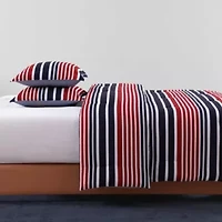 Favorite Stripe Microfiber Comforter Set