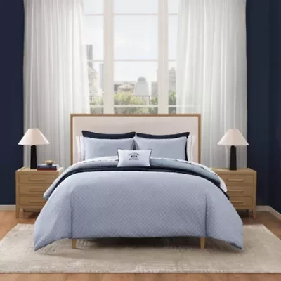 Trellis Flag Reversible Textured Cotton Comforter Set