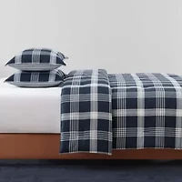 Huntingdon Plaid Microfiber Comforter Set