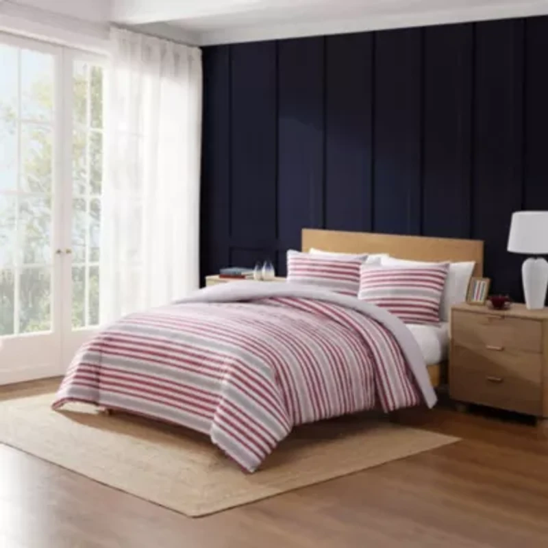 Mandalay Beach Stripe Cotton Duvet Set