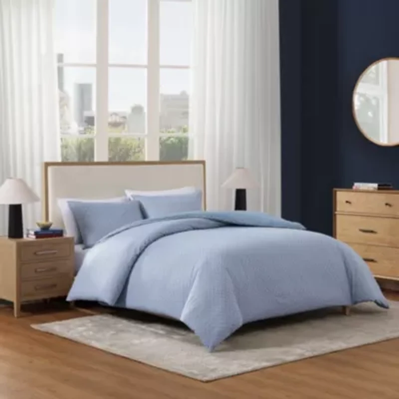 Trellis Flag Reversible Cotton Duvet Set