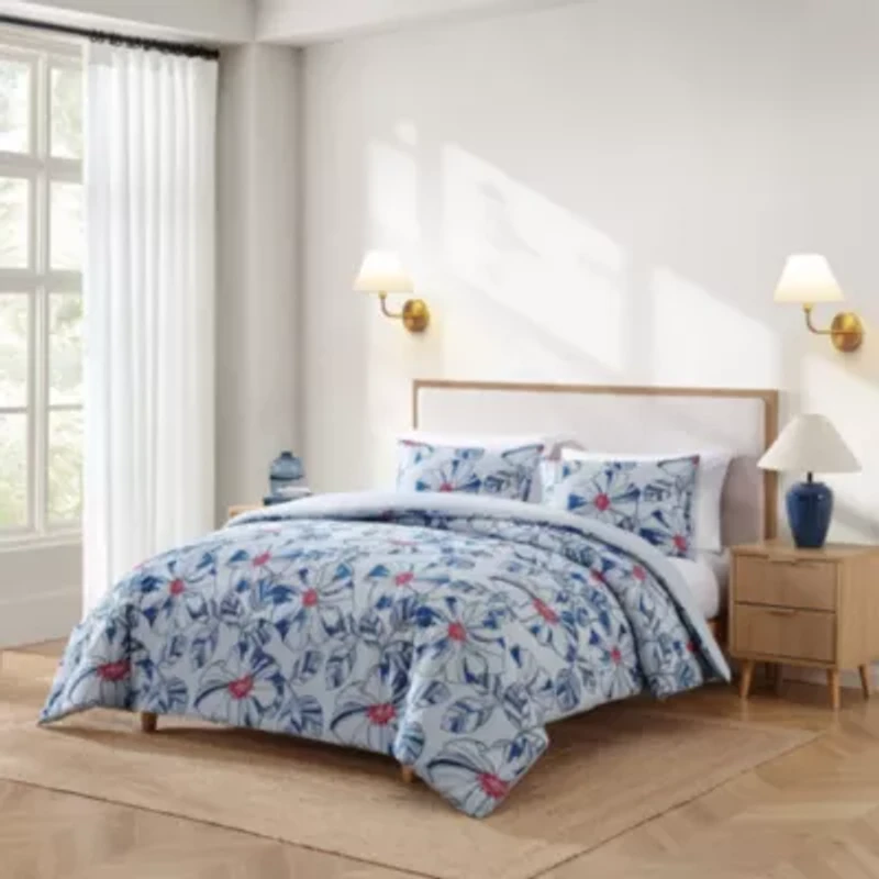 Paradise Cove Floral Cotton Comforter Set