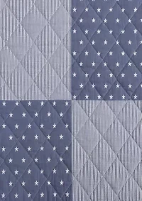 Ithaca Stargaze Stripe Cotton Quilt Set