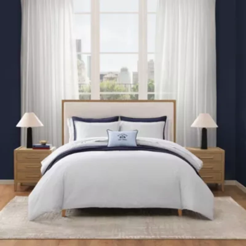 Trellis Flag Cotton Comforter Set