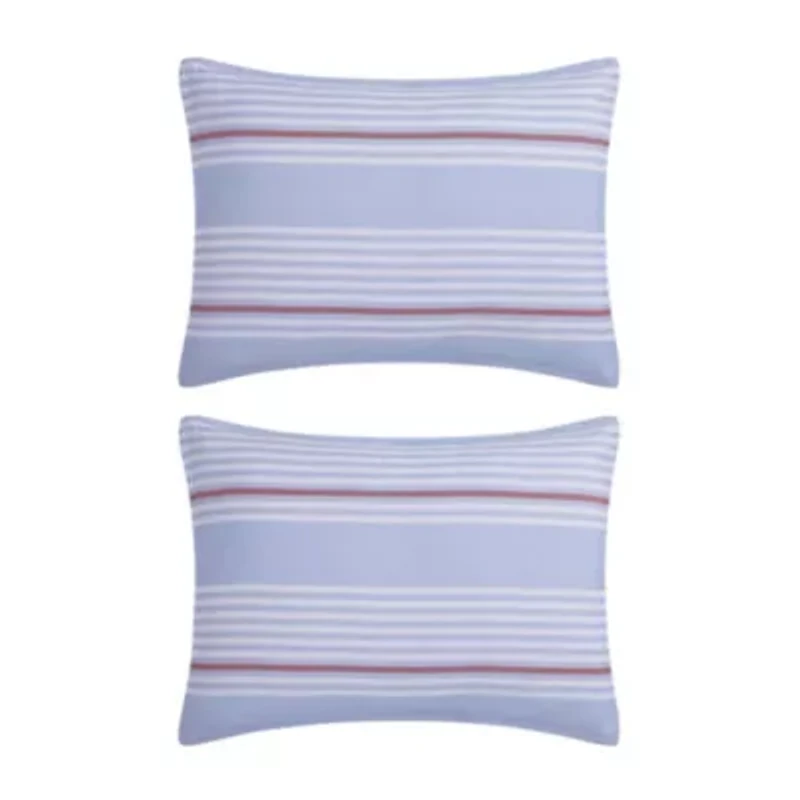 Lido Stripe Geo Microfiber Comforter Set