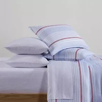 Lido Stripe Geo Microfiber Comforter Set