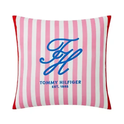 Beachfront Stripe Cotton Decorative Pillow