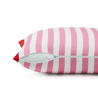 Beachfront Stripe Cotton Decorative Pillow