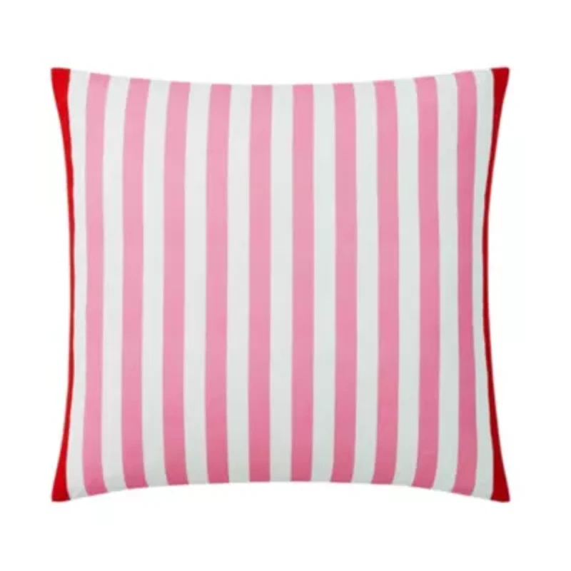 Beachfront Stripe Cotton Decorative Pillow