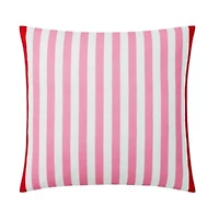 Beachfront Stripe Cotton Decorative Pillow