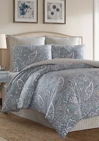 Lancaster Queen Comforter Set 92-in. x 96-in.