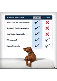 Waterproof Allergy Protection Zippered Mattress Protector