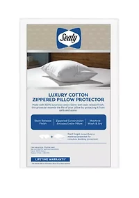 Luxury Cotton Zippered Pillow Protector