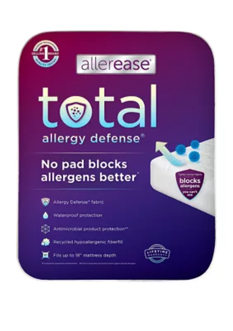 Total Allergy Defense Full Mattress Pad