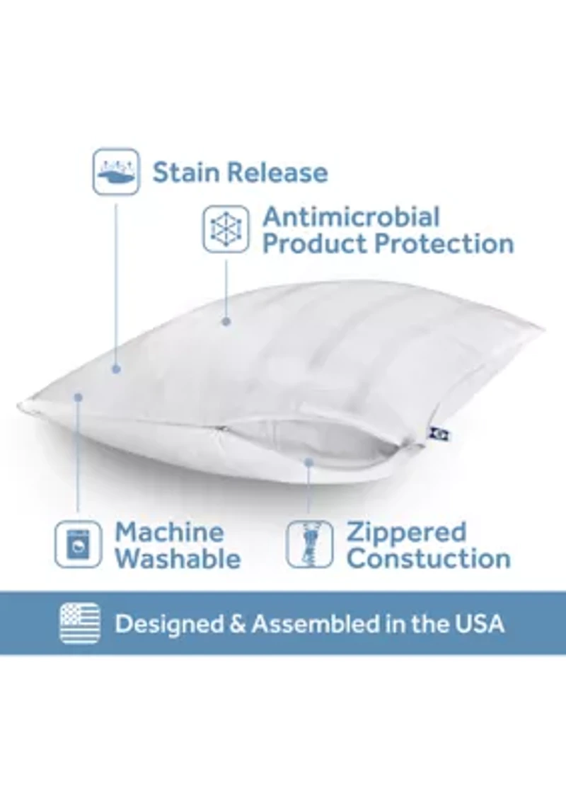 Elite Clean Luxury Zippered Pillow Protector