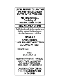 Down Alternative Bed Pillow