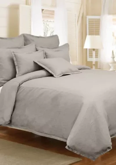 Gotham Linen King Duvet Set 96-in. x 108-in.