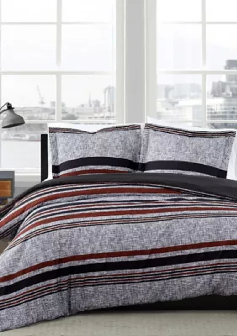 Warren Stripe Comforter Set