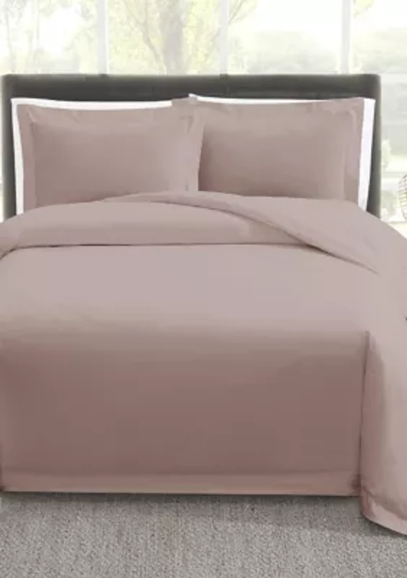 400 Percale Duvet Set