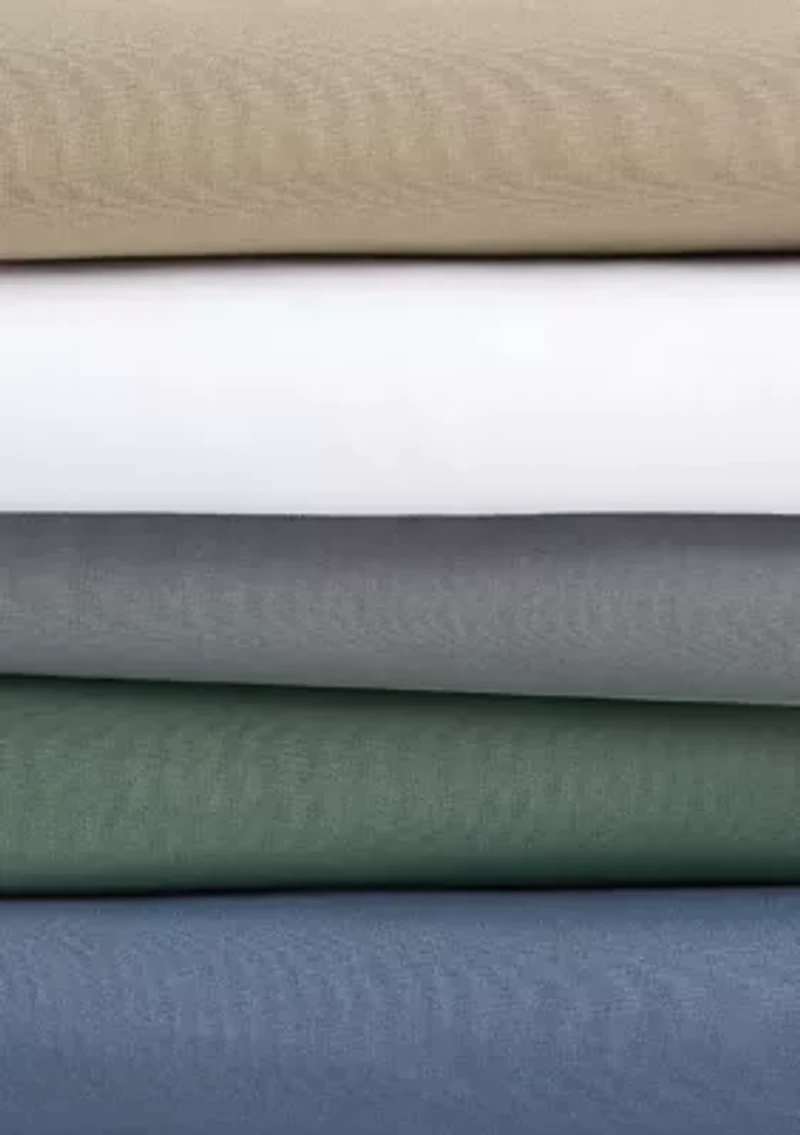 Garment Wash Solid Comforter Set