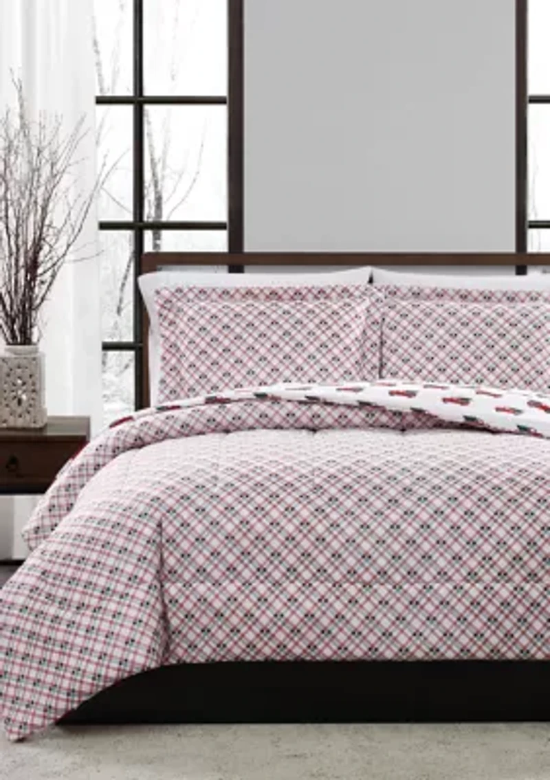 Novelty Plaid Comforter Set