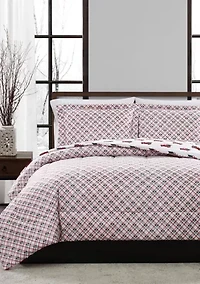 Novelty Plaid Comforter Set