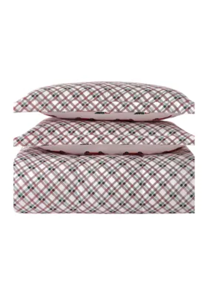 Novelty Plaid Comforter Set
