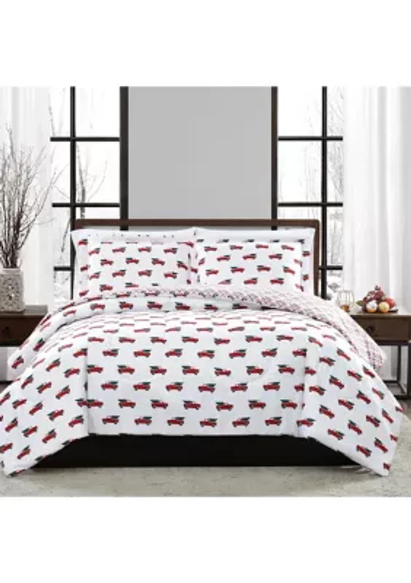 Novelty Plaid Comforter Set
