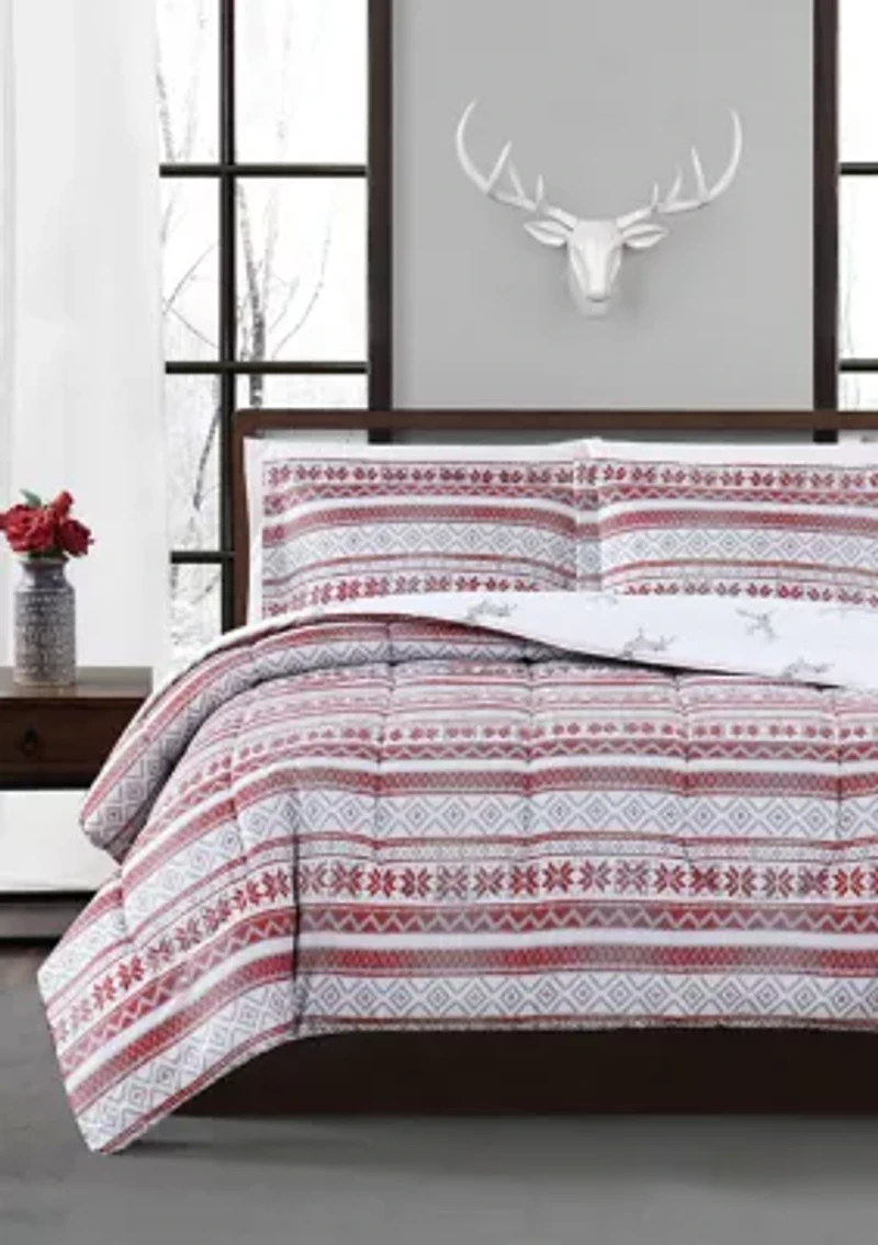 Holiday Fairisle Comforter Set