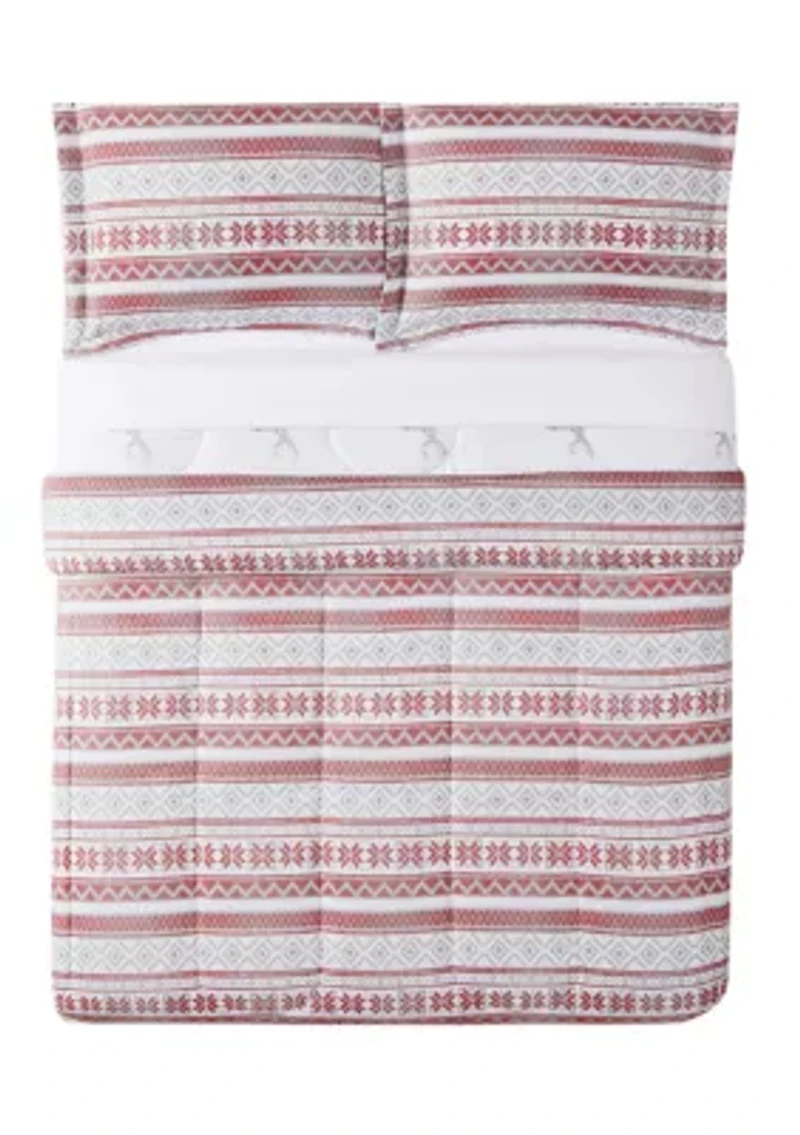 Holiday Fairisle Comforter Set