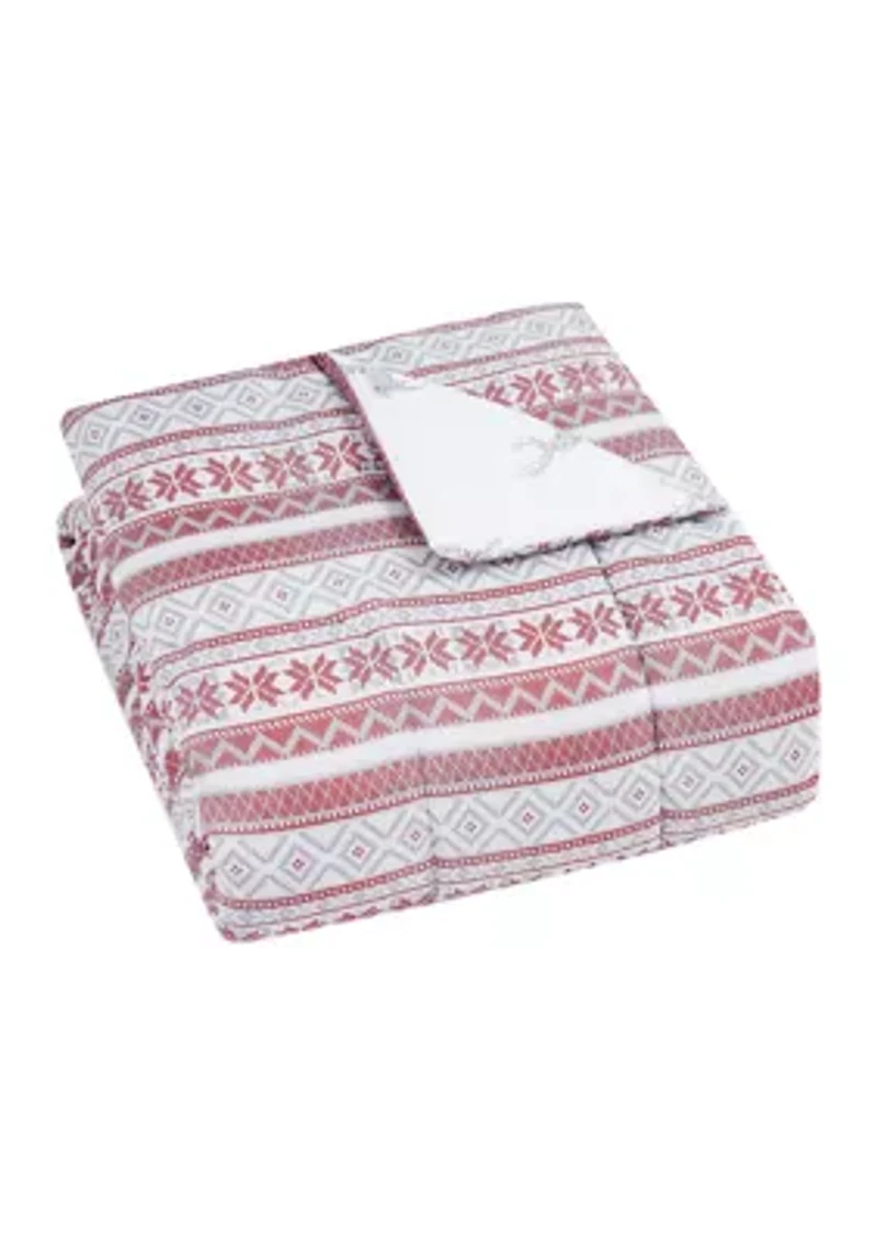 Holiday Fairisle Comforter Set