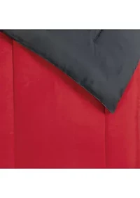 Solid Brushed Reversible Comforter Set