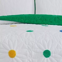 Textured Pom Quilt Set