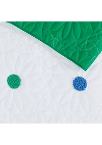 Textured Pom Quilt Set