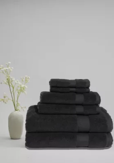 Royal Velvet Signature Solid Green 6 Piece Towel Set