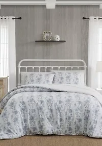 The Farmhouse by Rachel Ashwell British Rose King 3 Piece Comforter Set